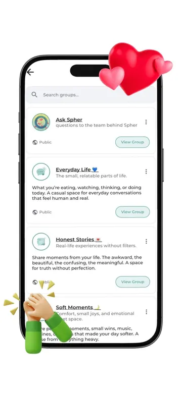 Trusted circles app feature preview